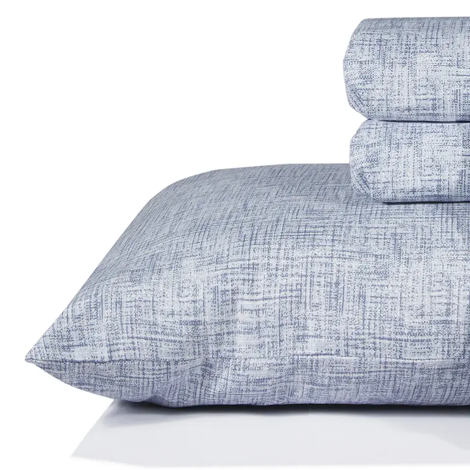 Sabanas Diseño Microfibra 3P. Nautica 1.5 Plazas, Azul 2