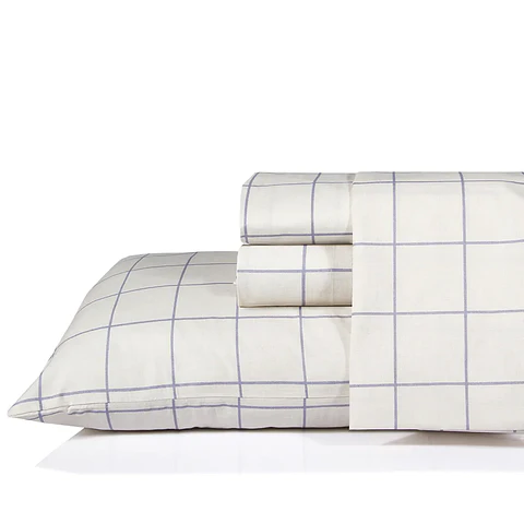 Sabanas Diseño Microfibra 3P. Nautica 1.5 Plazas, Blanco