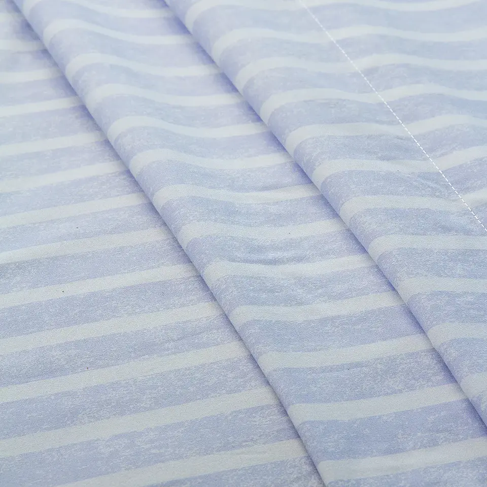 Sabanas Diseño Microfibra 4P. Nautica 2 Plazas, Celeste 4