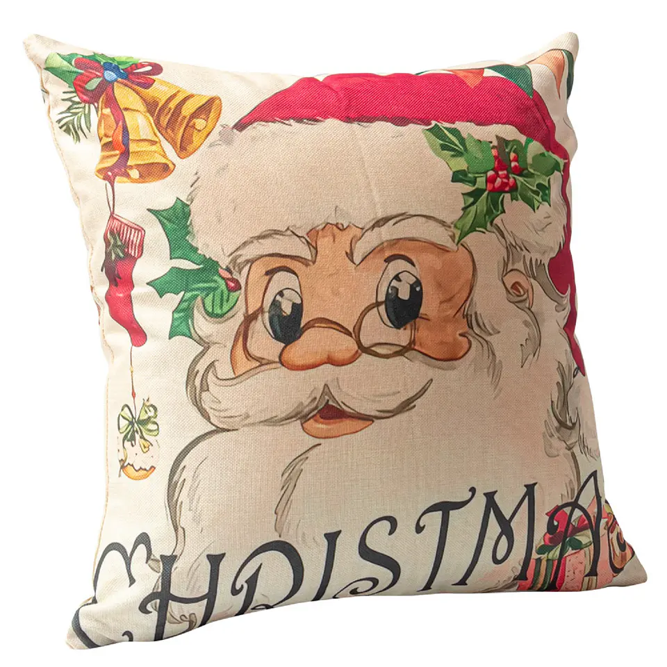 Cojín Merry Christmas White 1