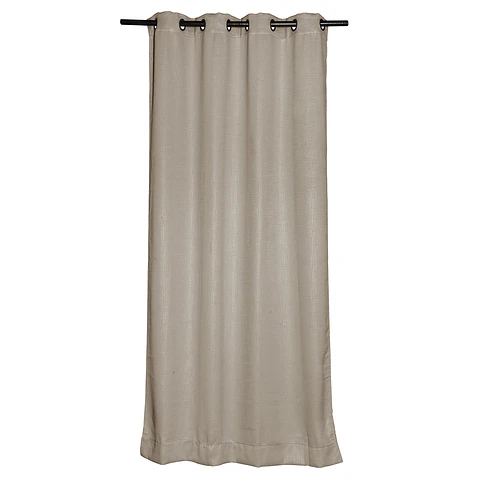 Set 2 Cortinas Embossed Taupe