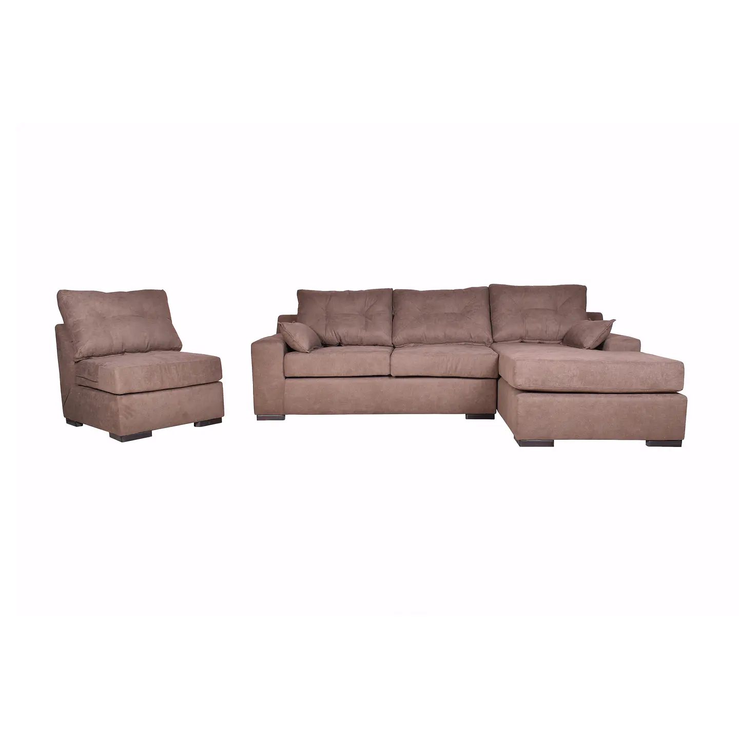  Seccional Modular 4c Derecho Lucca Chocolate 1
