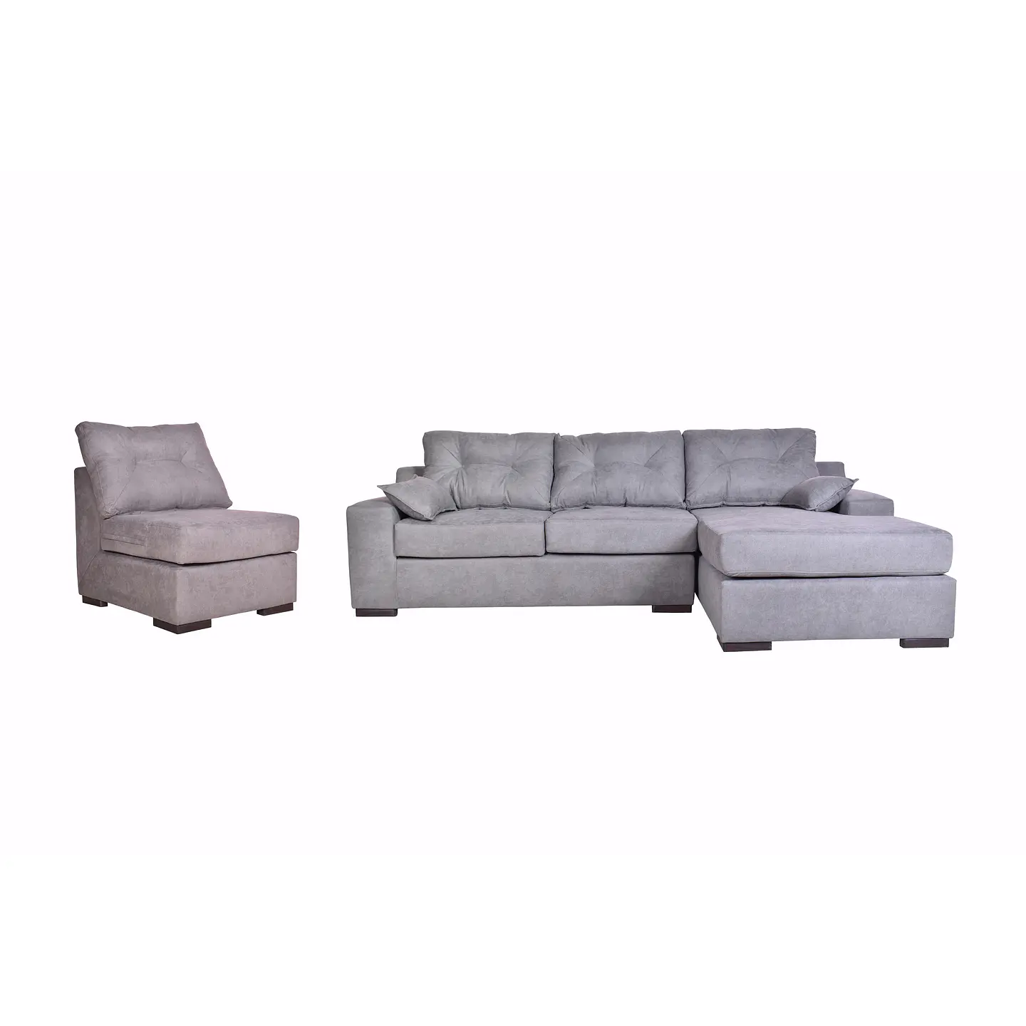  Seccional Modular  4C Derecho Lucca Gris 1