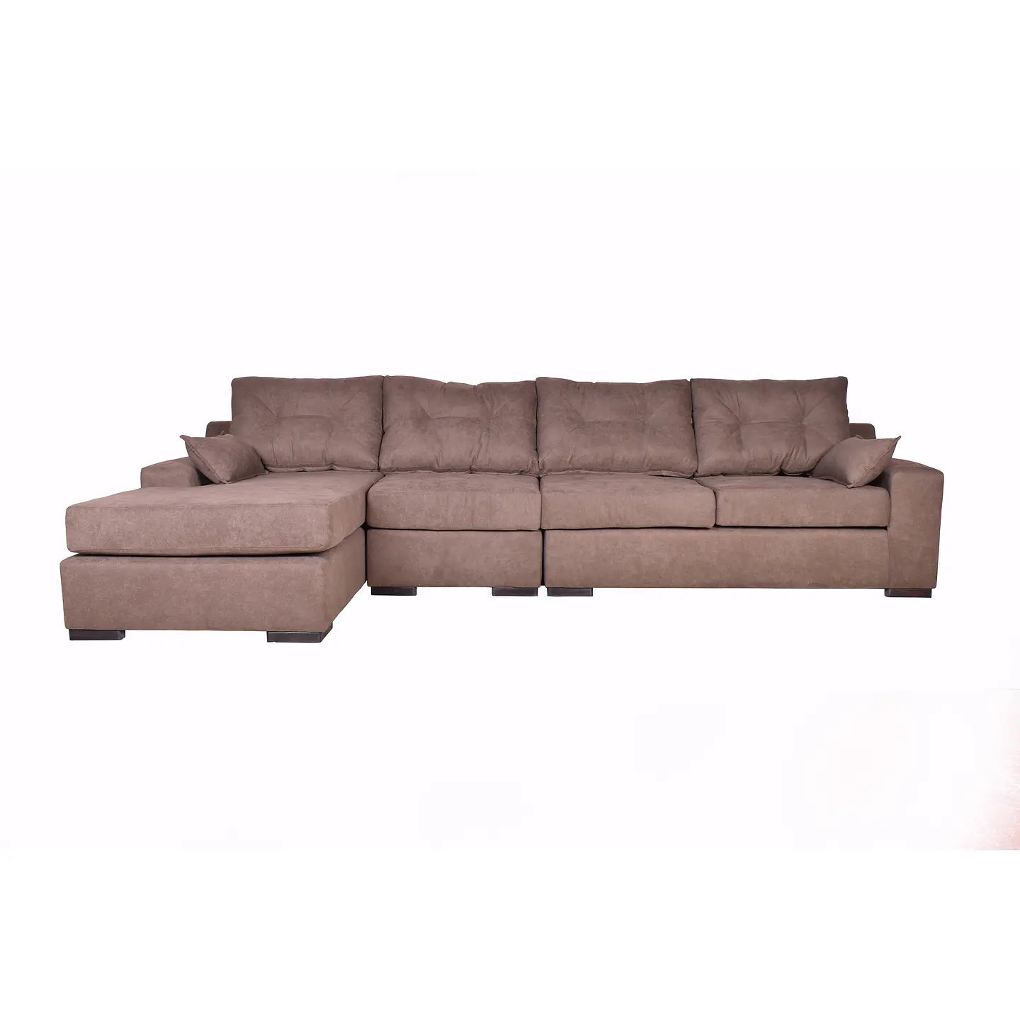 Seccional Modular 4c  Izquierdo Lucca Chocolate  2
