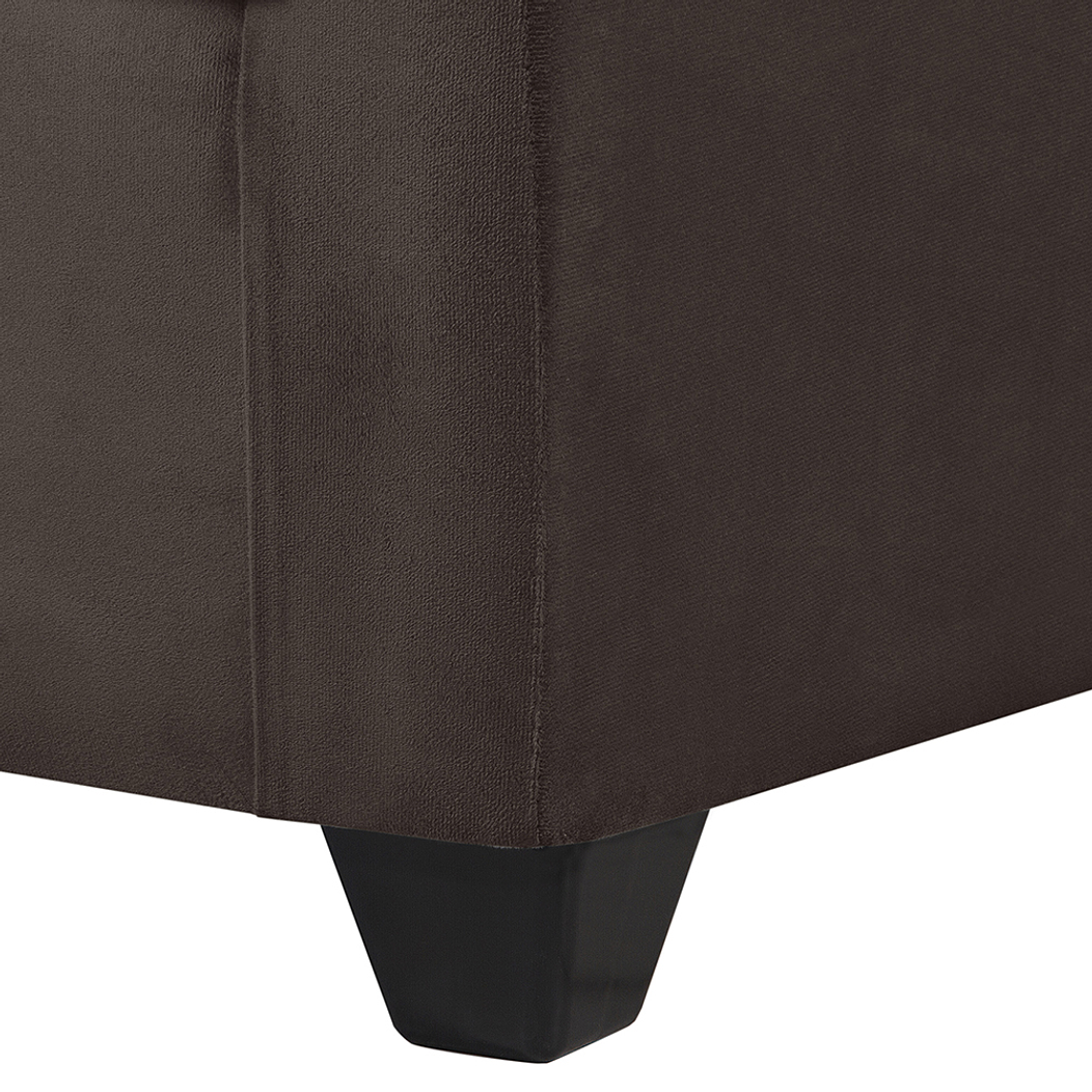 Sofá 2c Gramado Felpa Chocolate 4