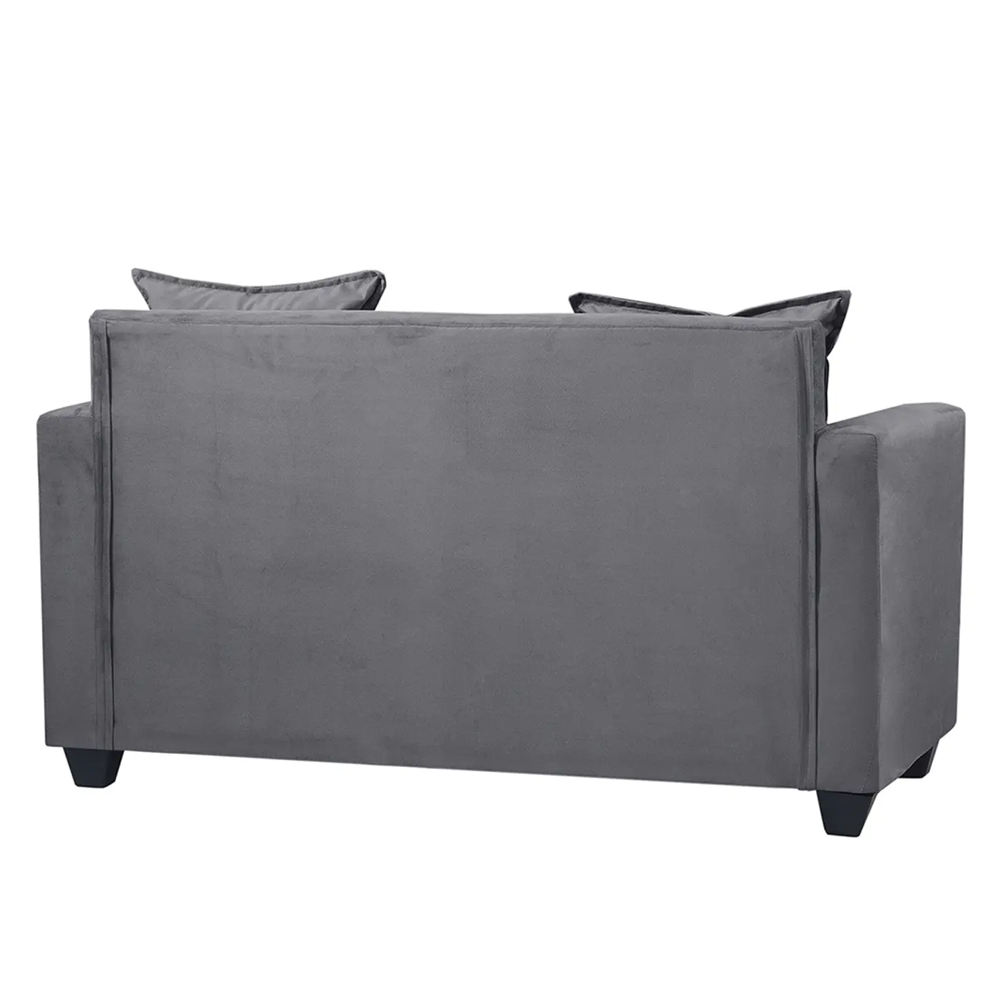 Sofá 2c Gramado Felpa Dark Grey 2