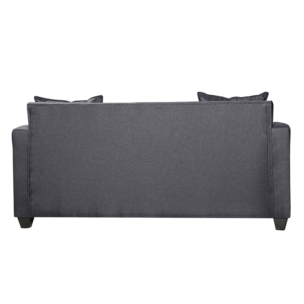 Seccional Intercambiamble Gramado Lino Sidney Dark Grey 4