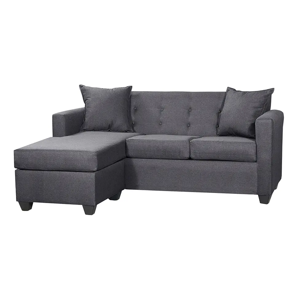 Seccional Intercambiamble Gramado Lino Sidney Dark Grey 5