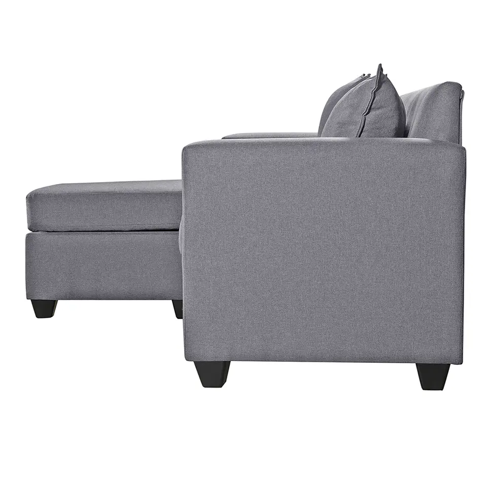 Seccional Intercambiamble Gramado Lino Sidney Grey 4