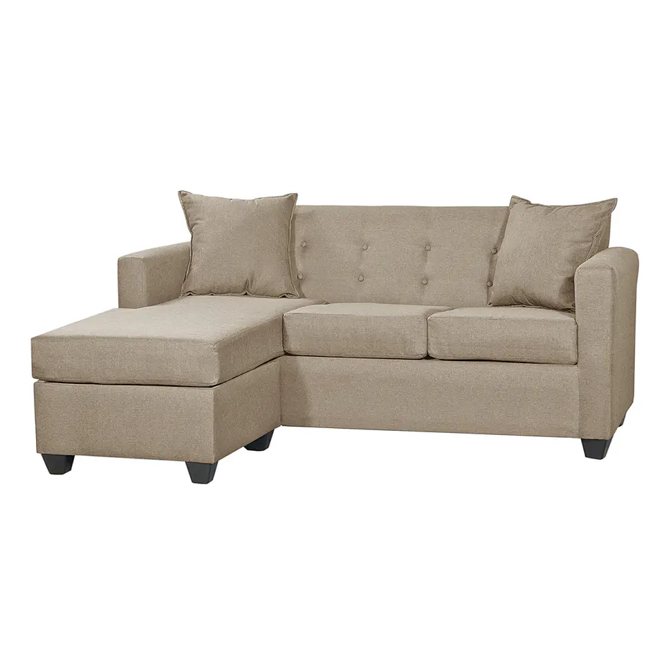 Seccional Intercambiamble Gramado Lino Sidney Beige 3