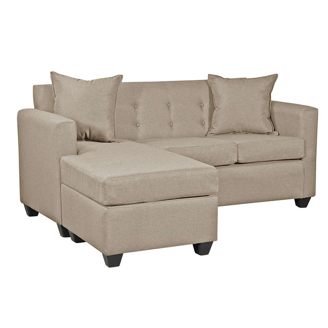 Seccional Intercambiamble Gramado Lino Sidney Beige 5