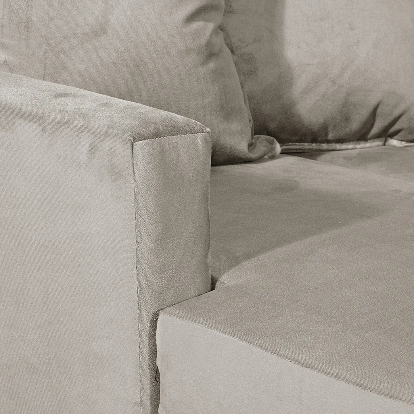 Seccional Intercambiamble Gramado Felpa Beige 7