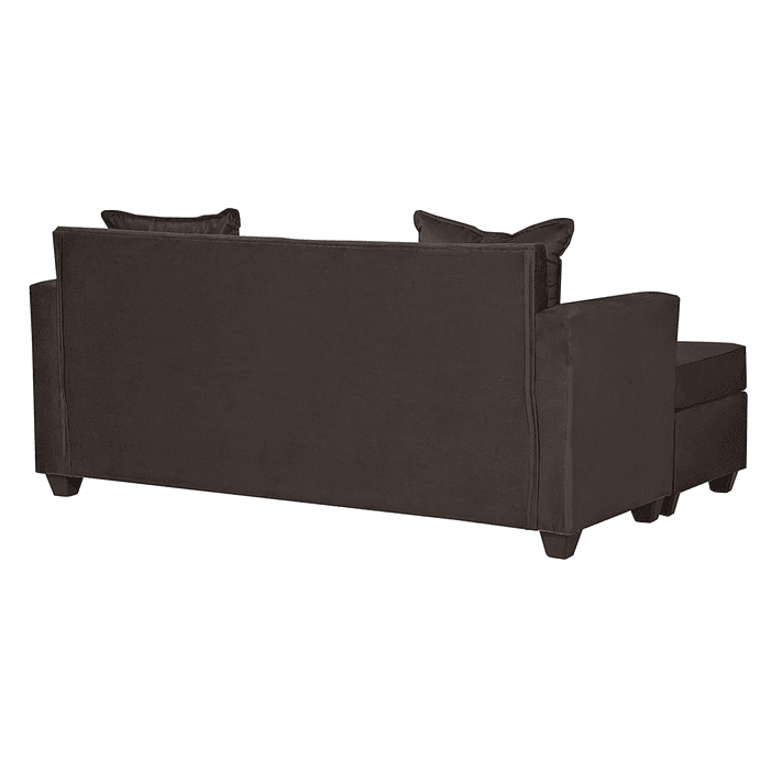 Seccional Intercambiamble Gramado Felpa Chocolate 4