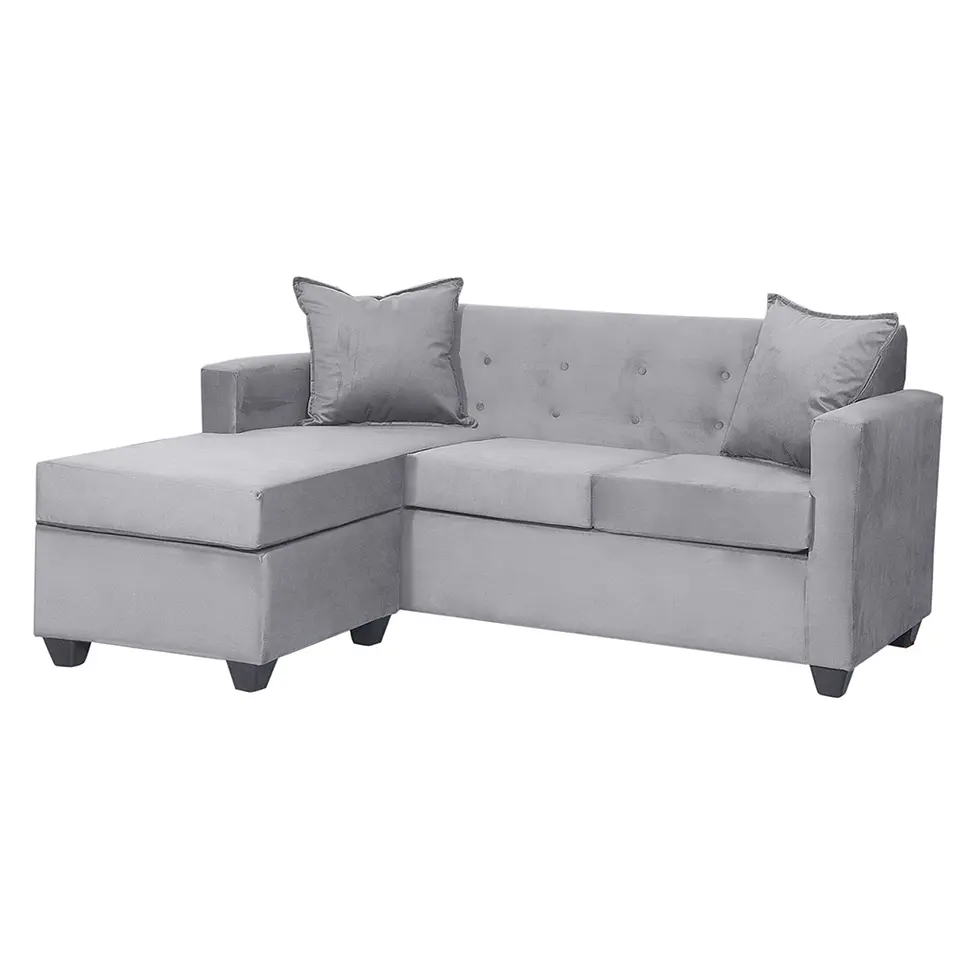 Seccional Intercambiamble Gramado Felpa Grey 3