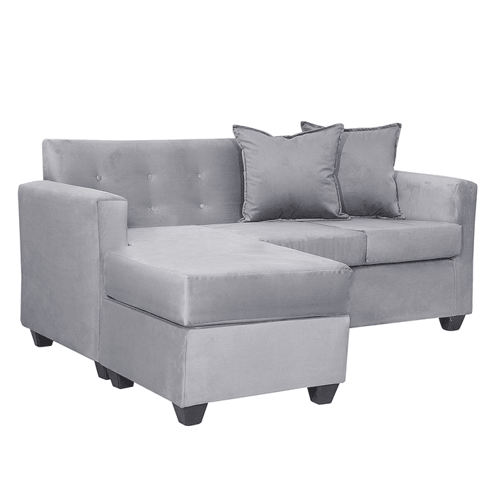 Seccional Intercambiamble Gramado Felpa Grey 4