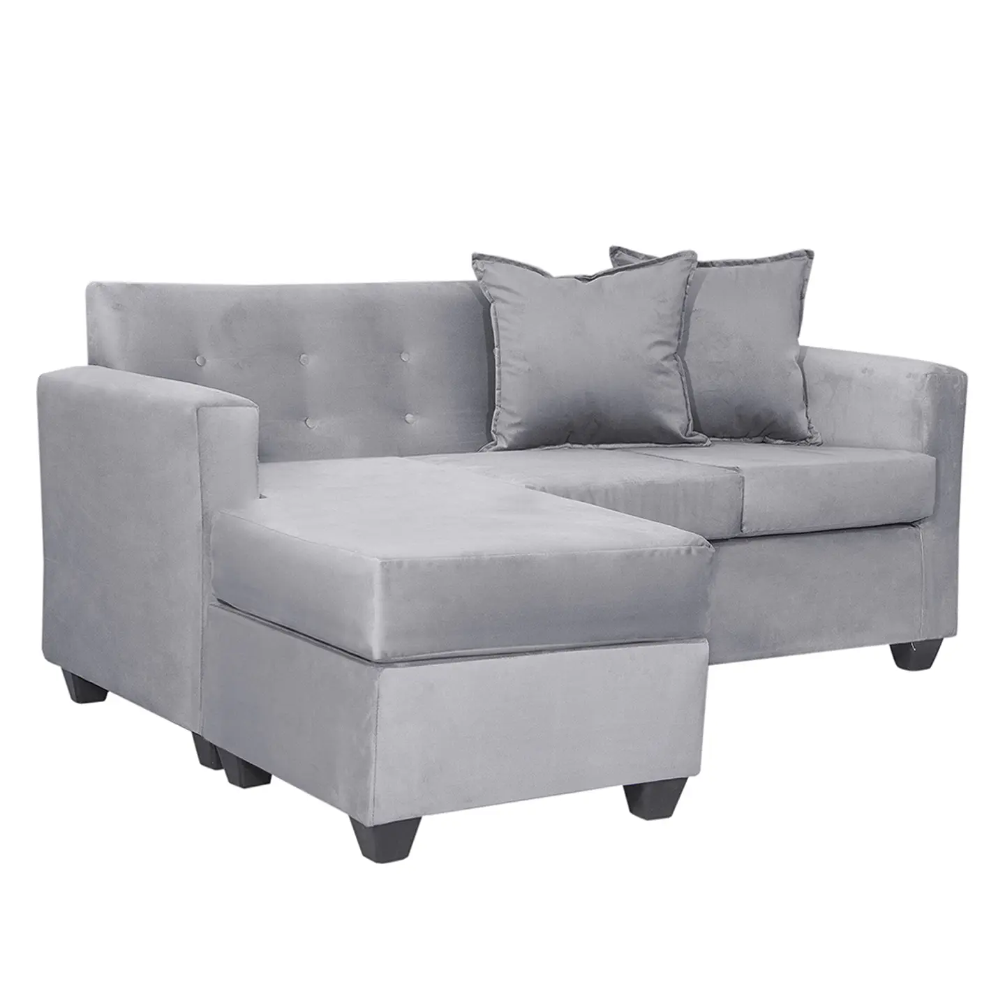 Seccional Intercambiamble Gramado Felpa Grey 4