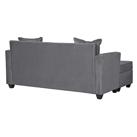 Seccional Intercambiamble Gramado Felpa Dark Grey