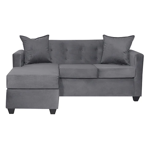 Seccional Intercambiamble Gramado Felpa Dark Grey