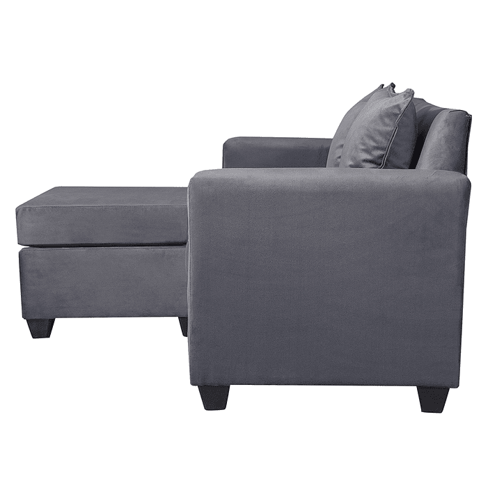 Seccional Intercambiamble Gramado Felpa Dark Grey 3