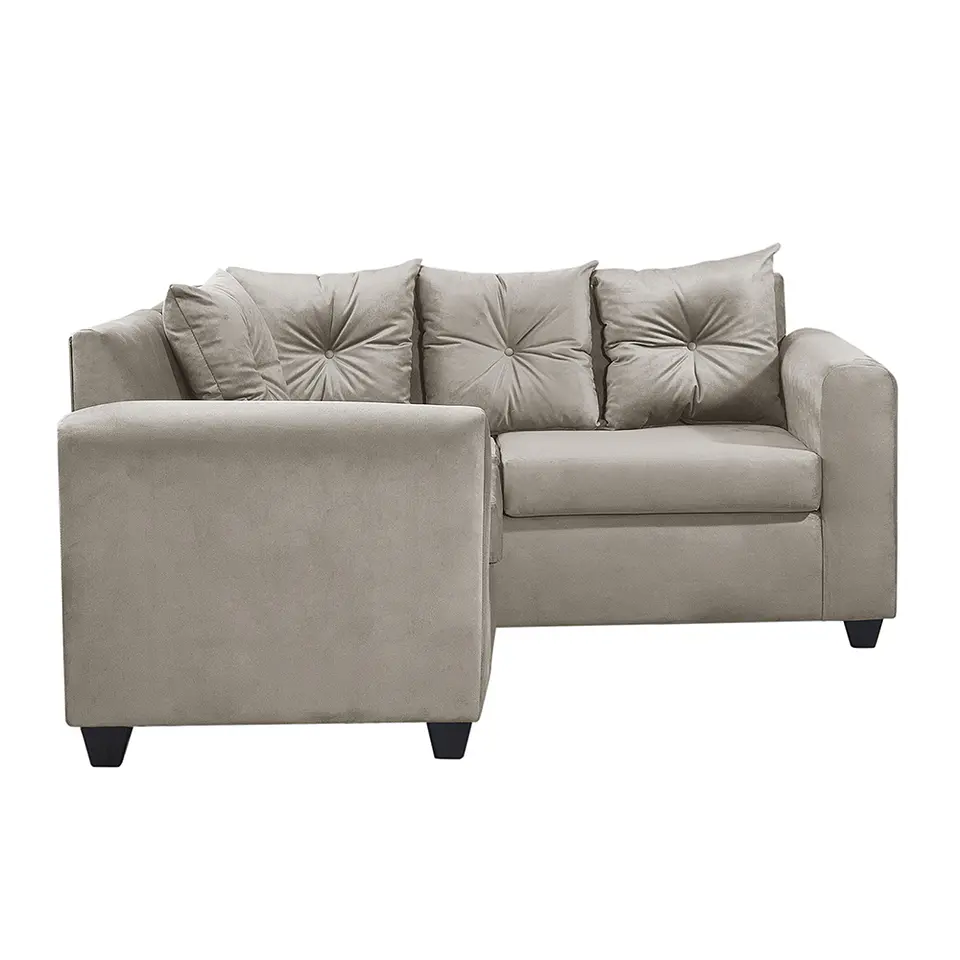 Seccional Esquinero Recife Felpa Beige 2