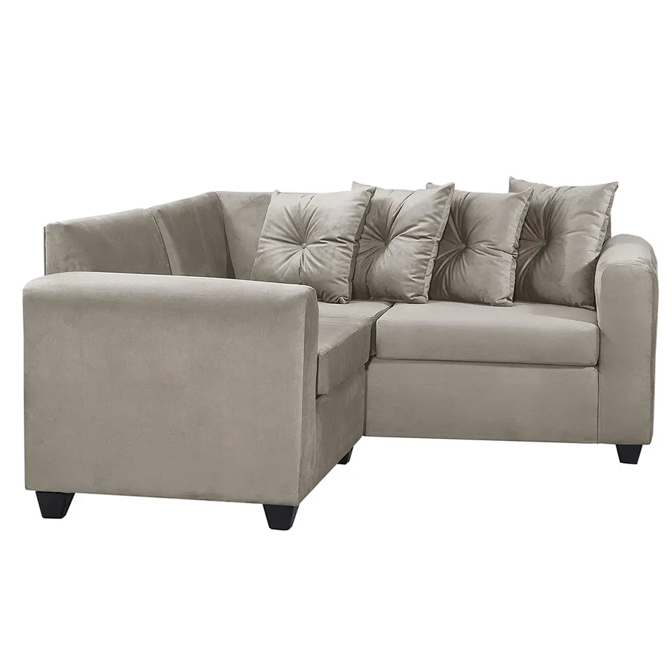 Seccional Esquinero Recife Felpa Beige 1