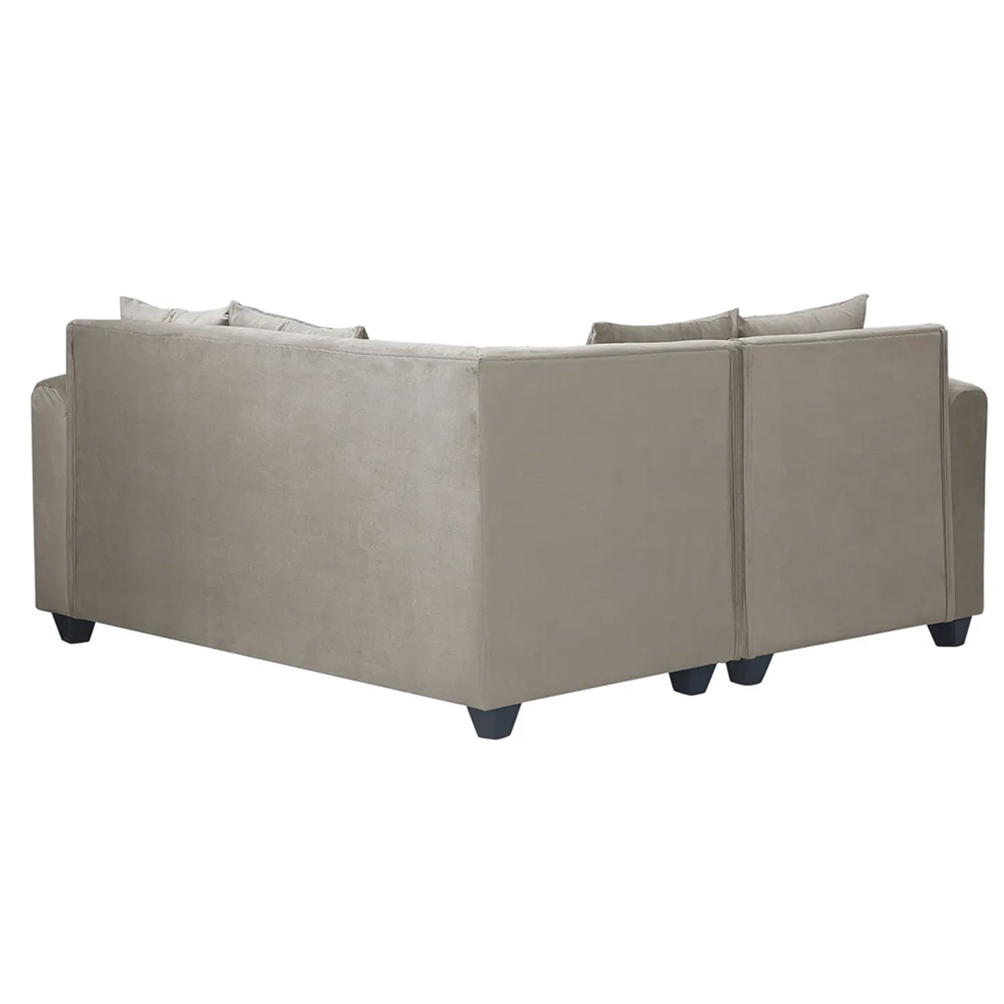 Seccional Esquinero Recife Felpa Beige 5
