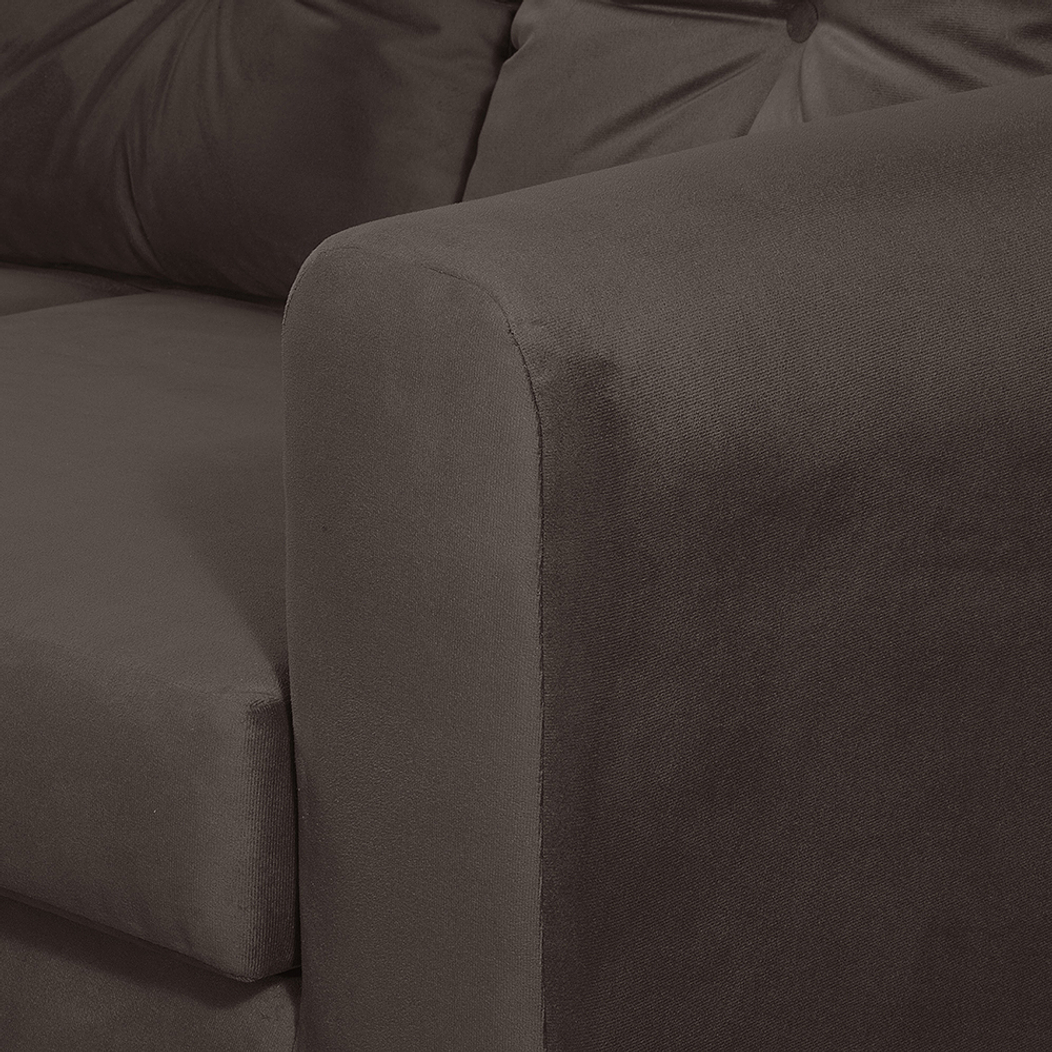 Seccional Esquinero Recife Felpa Chocolate 4