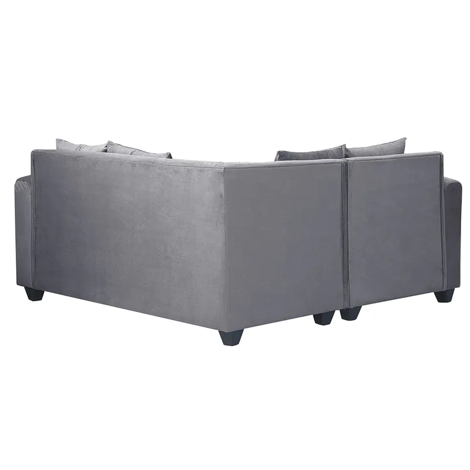 Seccional Esquinero Recife Felpa Grey 3