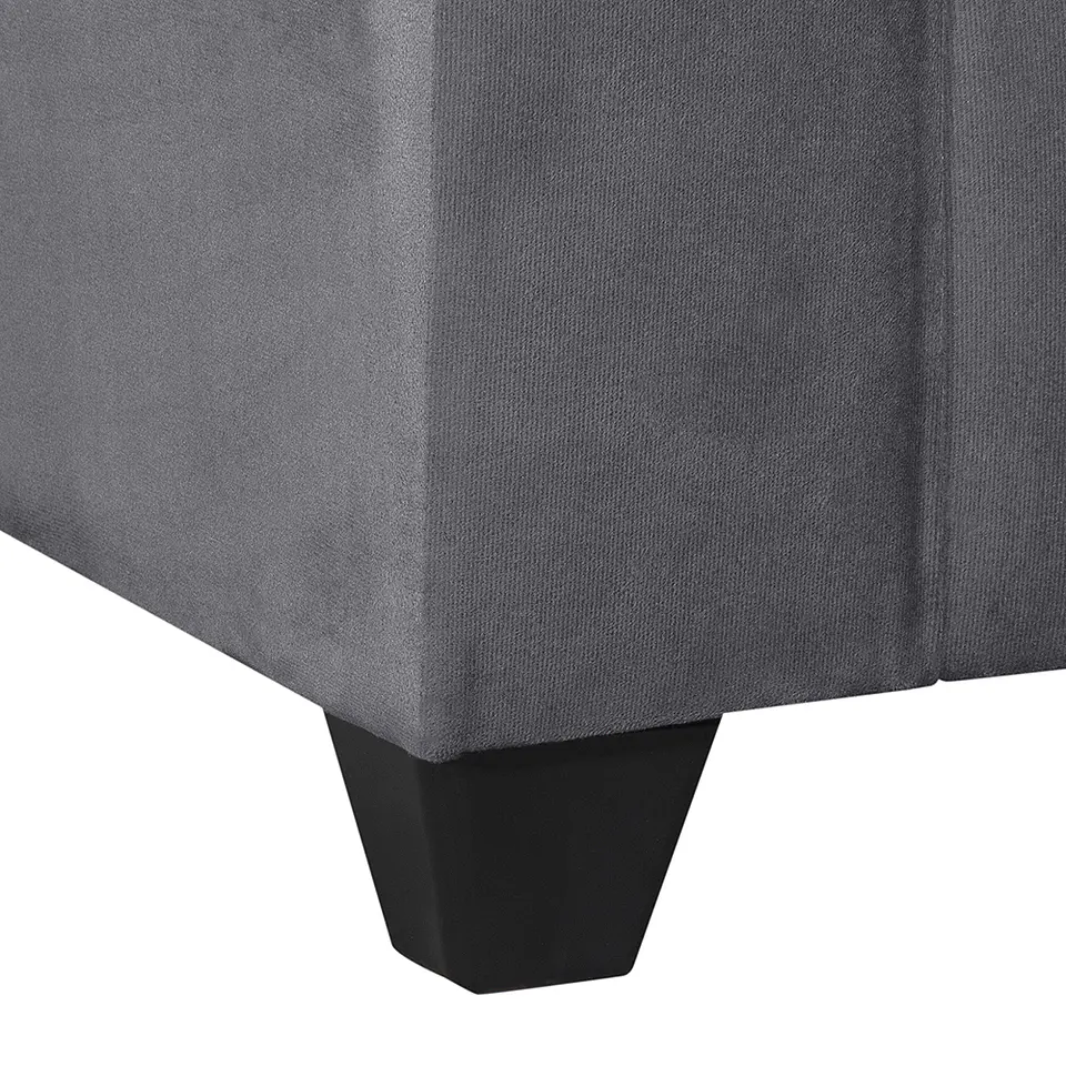 Seccional Esquinero Recife Felpa Dark Grey 4