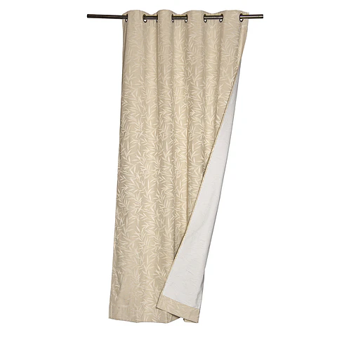 Set 2 Cortinas Black Out Panda  1.40 X 2.25 CRUDO