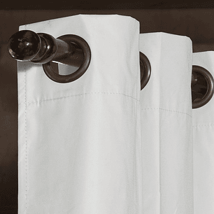 Set  2 Cortinas  Black Out classic 1.40 x 2.25 IVORY