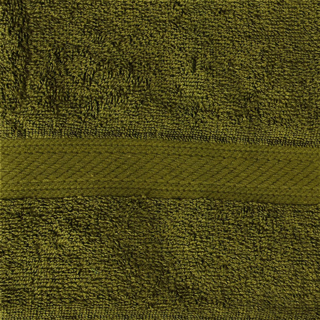 Juego de Toallas verde  Musgo 100% algodón 3