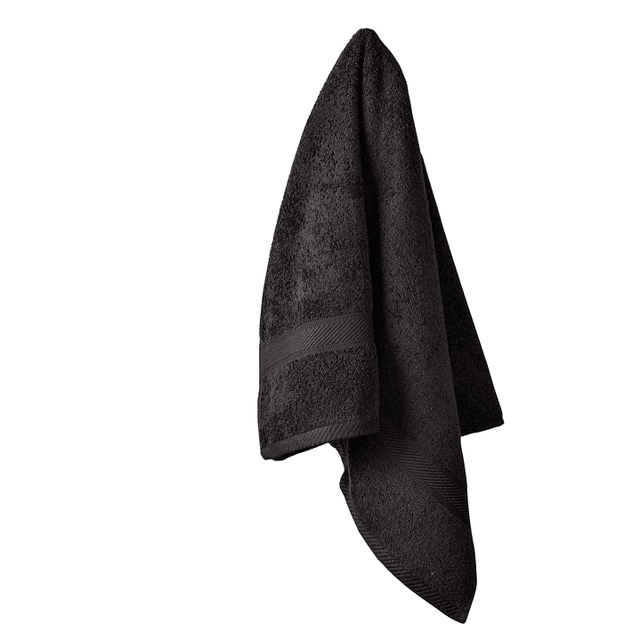 Juego de Toallas Florentino  negro  100% algodon 2