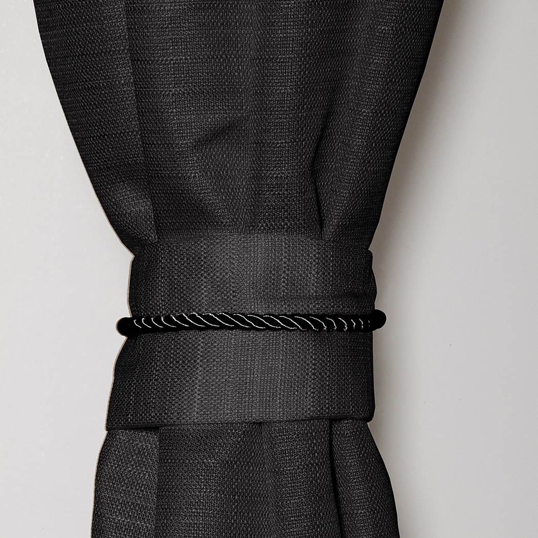  Set Cortina Bárbara 8 pzas Negro 3