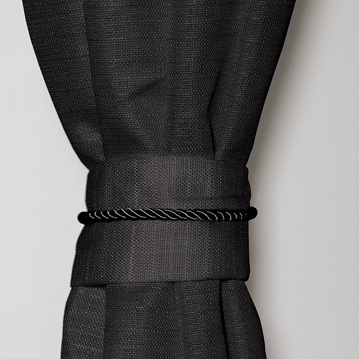  Set Cortina Bárbara 8 pzas Negro 3