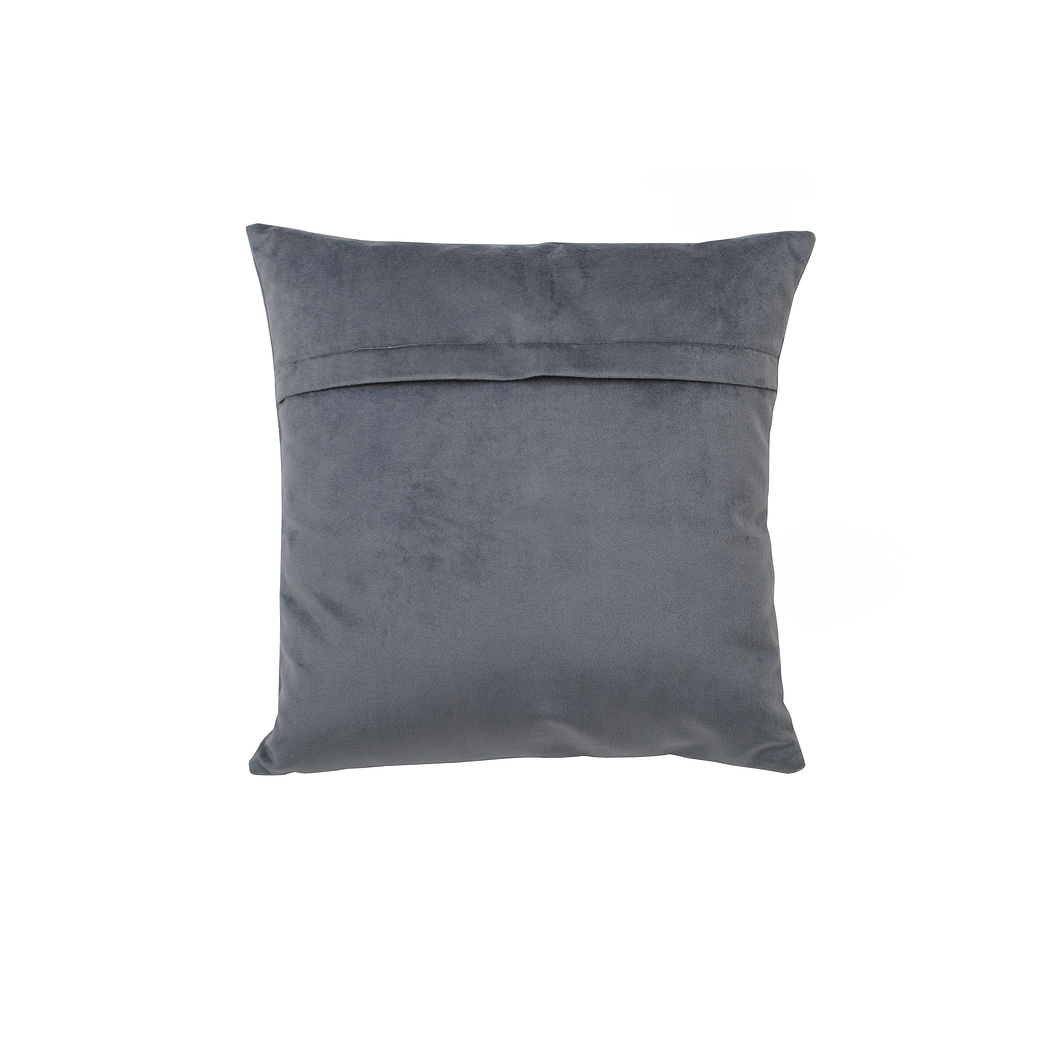 Cojín Felpa Gris 40x40cm. 3