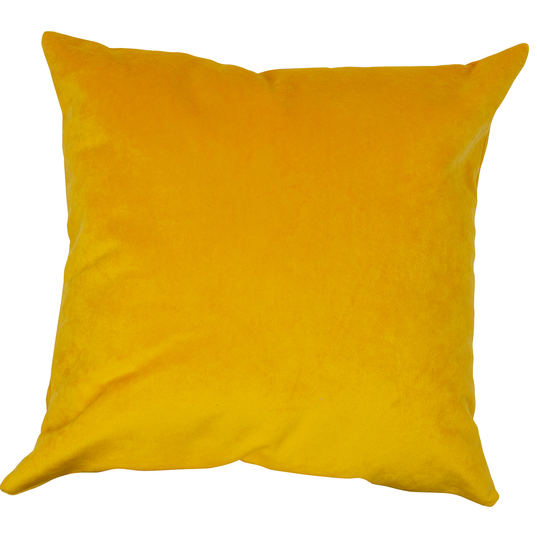 Cojín Felpa Amarillo 40x40cm. 1
