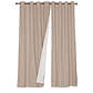 Set 2 CortinaS Black Out Lino Beige - Miniatura 2