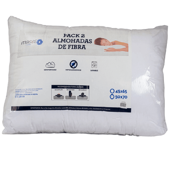 Pack Almohadas Fibra Eco 1