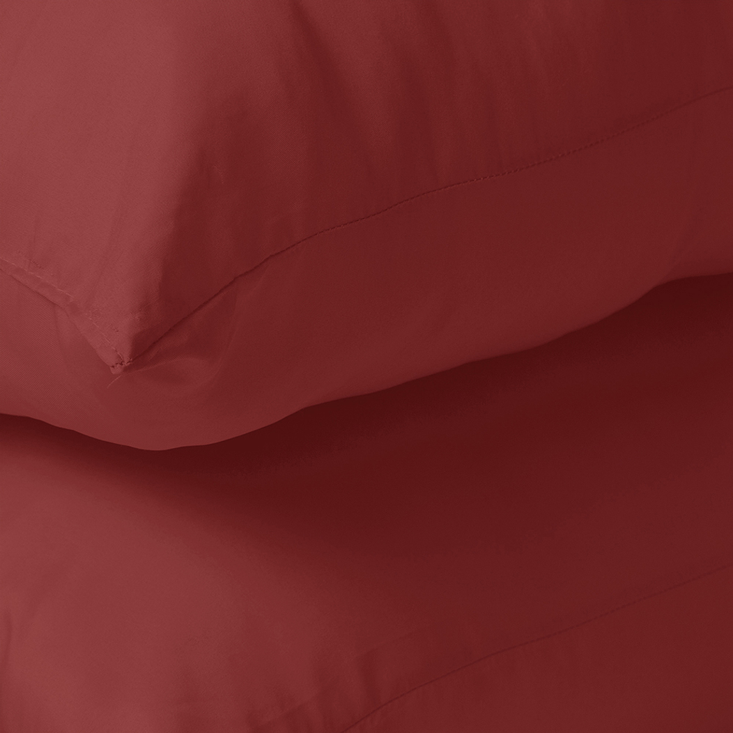 Pack Almohadas 50X70 Microfibra Rojo 3