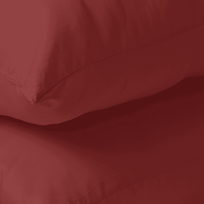 Pack Almohadas 50X70 Microfibra Rojo 3