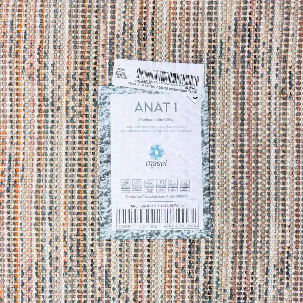 Set  Alfombra  160X230 Anat1 Shag bLANCA  c/ 2 Cojines Felpa Grey 5