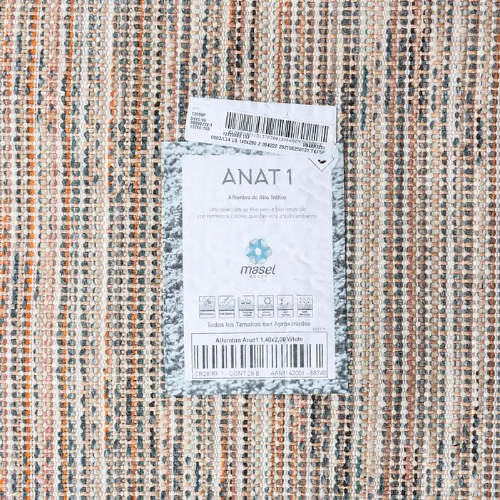 Set  Alfombra  160X230 Anat1 Shag bLANCA  c/ 2 Cojines Felpa Grey 5