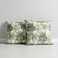 Set 2 cojines lona española 50x50 palmeras verde - Miniatura 1