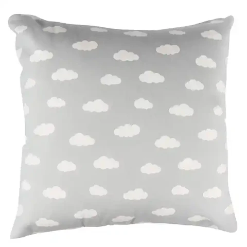 Set 2 cojines lona nube 50 x 50 GRIS