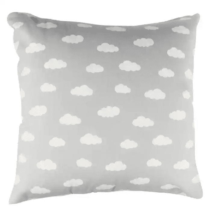 Set 2 cojines lona nube 50 x 50 GRIS 2