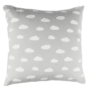 Set 2 cojines lona nube 50 x 50 GRIS