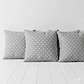 Set 4 Cojines Estrellitas Mini Grey 50x50cm - Miniatura 1