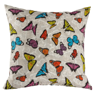 Set 2 cojines lona española mimi beige 50x50