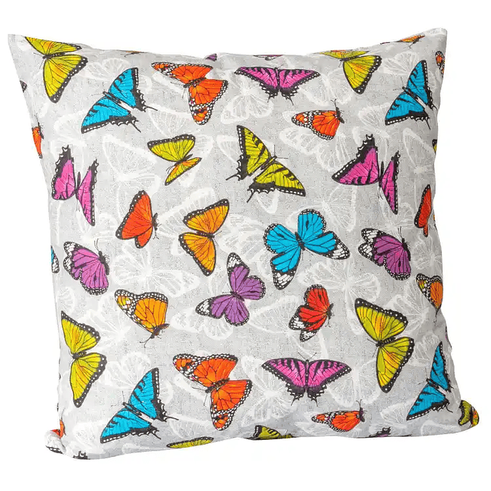 Set 2 Cojín Lona Mimi Gris 50x50cm 2